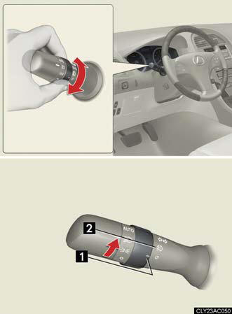 1. To turn the front fog lights off.