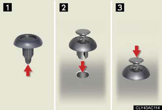 1. Press the tip of the clip against a