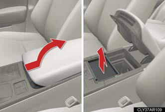 Slide the armrest while pulling