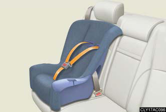 Seat belts equipped with a child