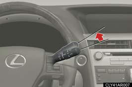 Set the wiper switch to the off position.